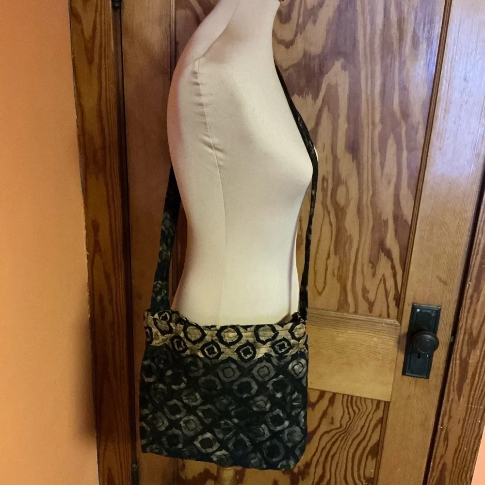 Boho hippie chic batik handmade purse